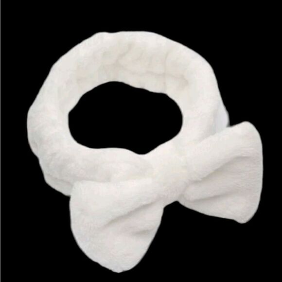White Bow Headband Hair Accessory - Picture 1 of 4